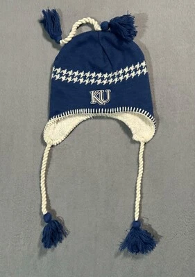 Boné de esqui Kansas University Jayhawks Zephyr vintage esportes de inverno gorro novo sem etiquetas - Imagem 1 de 4