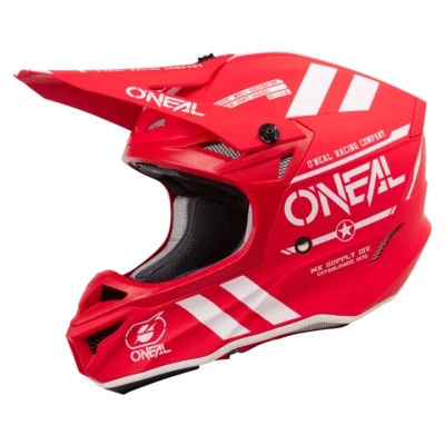 O'Neal 5 Series Warhawk V.24 Off-Road Motocross MX Helmet Red Medium Foto 1 de 4