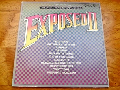 ♫ Exposed II: A Cheap Peek at Today's Provocative New Rock ♫ 1981 Dbl Vinyl LP - Image 1 of 3
