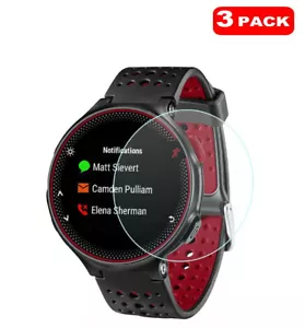 For Garmin Forerunner 225 / 235 Smart Watch 3 x Tempered Glass Screen Protector - Picture 1 of 14