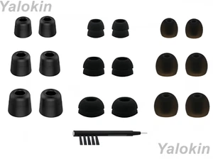 NICKSTON N-4 Assorted Replacement Set Eartips with Organizer Box & Cleaning Tool - Picture 1 of 7