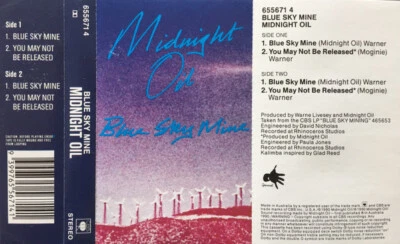 Midnight Oil - Blue Sky Mine (Cass, Single, Tra) (Near Mint (NM or M-)) - Image 1 of 3