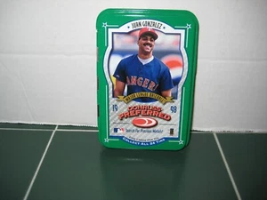 Donruss Preferred Juan González 1998 lata vacía Texas Rangers - Imagen 1 de 1