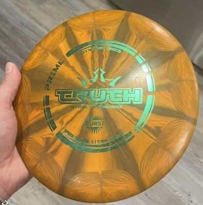 Dynamic Discs Prime Burst Truth 5/5/-1/1, Awesome Orange, 173 Gs, Never Thrown - Image 1 of 4