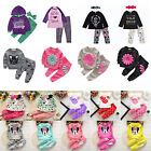 - Lady Toddler Kids Girls Clothes Sweatshirt Tops + Pants Tracksuit Outfits Set↑