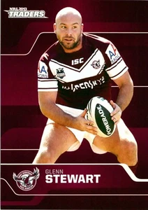 2013 MANLY SEA EAGLES NRL Card GLENN STEWART - Bild 1 von 2