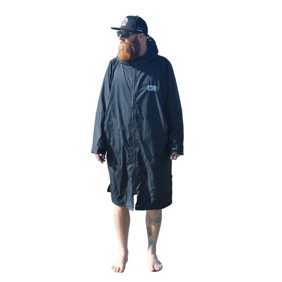 Premium Waterproof Swim Parka with Soft Towel Lining to Absorb Water - Image 1 of 4