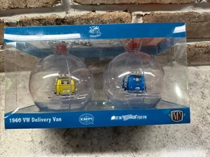 NEW M2 Machines 1960 VW Delivery Van EMPI Diecast Christmas Ornament Set Walmart - Picture 1 of 3