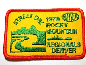 NHRA Rocky Mountain Regionals Street Division Patch Vintage Denver Event 1979 - Picture 1 of 2