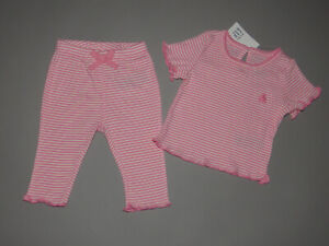 NWT, Baby girl clothes, 0-3 months, GAP Baby Ribbed Raglan outfit set/  ~60% OFF