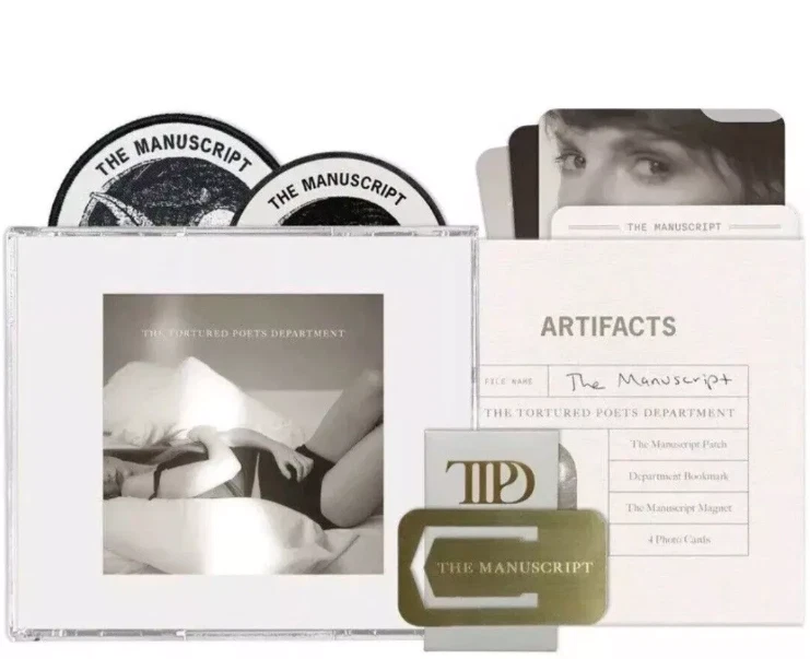 Taylor Swift Tortured Poets Department Collector's Edition Deluxe CD Manuscript - Image 1 of 1