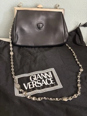 Gianni Versace Couture Vintage Clutch Pochette Crossbody Bag La Medusa RAR - Bild 1 von 4