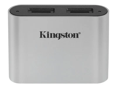 Kingston Lettore di schede USB3.2 Gen1 Workflow Dual-Slot WFS-SDC - Immagine 1 di 2