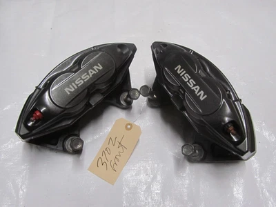 2009-2022 NISSAN 370Z G37 M37 Q50 Q60 Q70 AKEBONO CALIPER BRAKE SET FRONT - Image 1 of 4