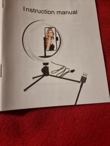 16CM STATIV LED RINGLICHT SMARTPHONE HALTER FERNBEDIENUNG & BLUETOOTH  NEU OVP - Bild 1 von 11