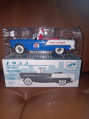 Pepsi Cola Santa Claus 55 Chevy Bel Air Convertible Diecast Bank Liberty Classic - Image 1 of 4