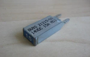 Bussmann 21215-00 CB212-15 Automotive Circuit Breaker Fuse 15A 15Amps #M147CC - Picture 1 of 7