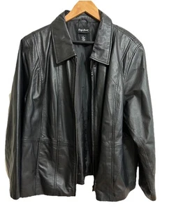 Maggie Barnes Genuine Leather Jacket Women Size 18/20 W - Picture 1 of 6