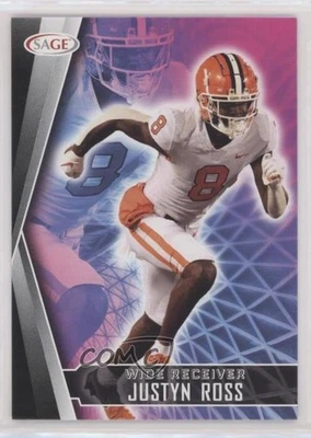 2022 SAGE High Series Justyn Ross #139 Rookie RC - Image 1 of 2