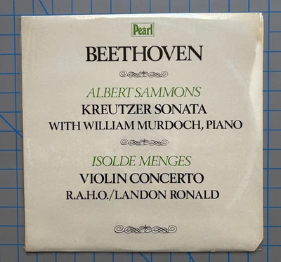 Beethoven Violin Sonata 1982 UK LP Albert Sammons Isolde Menges Sealed - Image 1 of 2