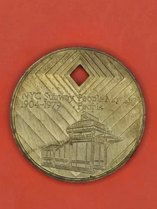 1979 Vintage New York City Subway Token 75th Anniversary - Diamond Jubilee (2) - Picture 1 of 2
