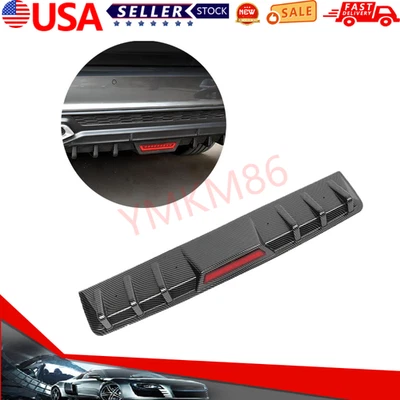 Difusor de parachoques trasero de carbono para Audi A3 A4 A5 A6 A7 A8 Foto 1 de 4
