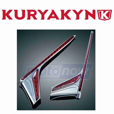 Kuryakyn LED Vertical Rear Light Strips for 2012-2017 Honda GL1800HPNM Gold db - Image 1 of 4
