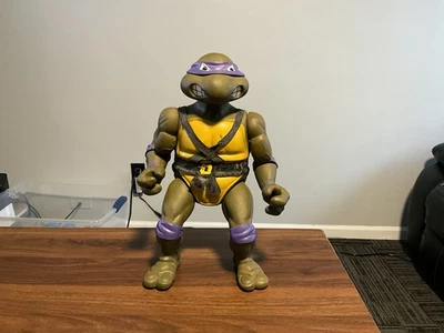 1989 年 TEENAGE MUTANT NINJA Turtles 巨人 DONATELLO 玩伴 13 英寸复古原版 — 第 1/2 张图片