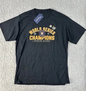 Camiseta nueva con etiquetas MLB 2017 Campeones de la Serie Mundial Astros de Houston/Hombre XL - Imagen 1 de 4