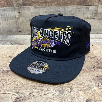 New Era Los Angeles Lakers The Golfer Snapback Adjustable Nylon Hat Cap OSFM NWT - Image 1 of 4