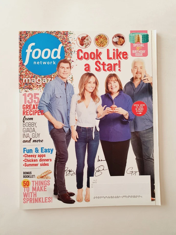 Food Network Magazine September, 2018 - Cook Like A Star! - 50 Confetti Treats - Image 1 of 3