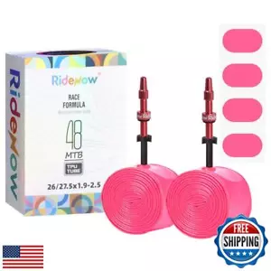 RideNow 2PCS Ultralight Bicycle Inner Tube 26 Inch 27.5 Inch 29 Inch MTB Bike - Picture 1 of 5