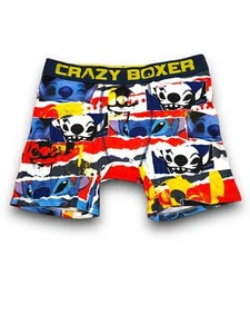 Crazy Boxer Disney Lilo & Stitch "Baggage Strip Tag" Men's Boxer Briefs - Large - Picture 1 of 3