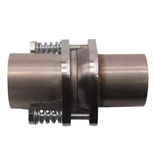 New Car Universal 3in SS 304 Quick Fix Exhaust Spring Bolt Flange Pipe Repair US - Picture 1 of 6