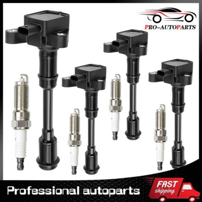 4pcs Ignition Coil & Spark Plug For 2013-2016 Ford Escape 1.6L L4 UF674 - Изображение 1 из 4