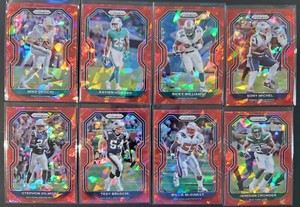 2020 PRIZM FOOTBALL - RED CRACKED ICE - RC - YOU PICK - COMPLETE YOUR SET - PYC