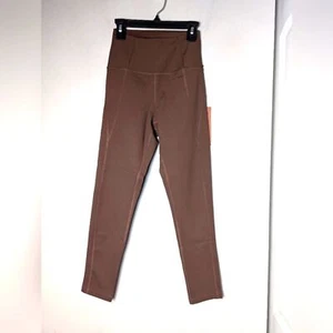 Girlfriend Collective Cafe Brown Leggings Compression High Rise 4008 Sz Xs New - Picture 1 of 8