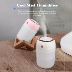 Portable Electric Air Diffuser With LED Multi Interchanging Light Uses AromaOils - Picture 1 of 11