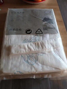 Gardinenset ,neu , 2 Schals, Baumwolle ,145x175 cm - Bild 1 von 4