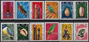 New Hebrides 1972 - Definitives - Complete Set of 12 - MNH - Picture 1 of 1