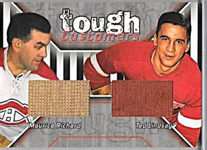 2001-02 BAP Maurice Richard & Ted Lindsay Tough Customers Detroit & Montreal - Picture 1 of 2