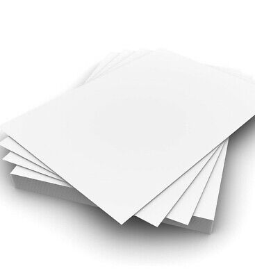 BARGAIN BEST QUALITY 50x A4 Printing Paper 80GSM White Plain Printer Sheet Reams • 2£