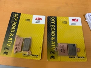 SBS OFF ROAD SINTERED FRONT AND REAR BRAKE PADS TO FIT KTM SX 85 2011 - Picture 1 of 3