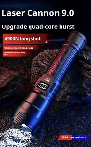 Rechargeable Tactical Flashlight - Zoomable, Waterproof, Super Bright LED, DEAL - Picture 1 of 11