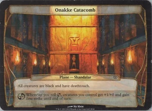 Tarjetas de reunión Onakke Catacumb (gran tamaño) Planechase Magic the Gathering de Magic the Gathering - Imagen 1 de 2