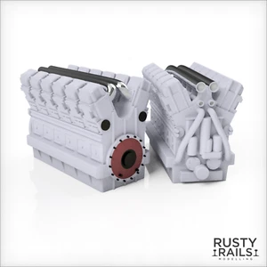 RRM099 Rusty Rails OO Gauge Class 37 Engine - Unpainted 3D Print - Picture 1 of 1