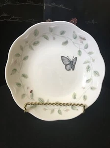 Set Of 2 Lenox Butterfly Meadow 8 3/4" Soup Pasta Bowl - Picture 1 of 4