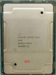Intel Xeon Gold 6150 18-Core 2.7GHz 24.75MB 165W LGA3647 Processor SR37K CPU - Picture 1 of 2