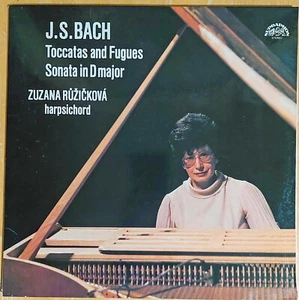 ZUZANA RUZICKOVA VINYL DOUBLE LP J.S.BACH TOCCATAS & FUGUES SONATA in D MAJOR - Picture 1 of 6
