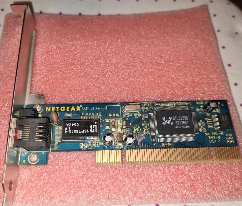Netgear FA311 v2 10/100 Ethernet PCI Adapter Card - Image 1 of 1
